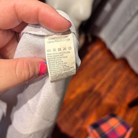 Purple and Black Asymmetrical Top - Picture 6 of 6